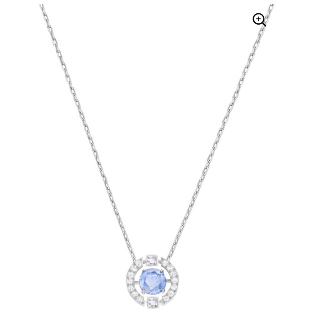 Swarovski sparkling dance round necklace